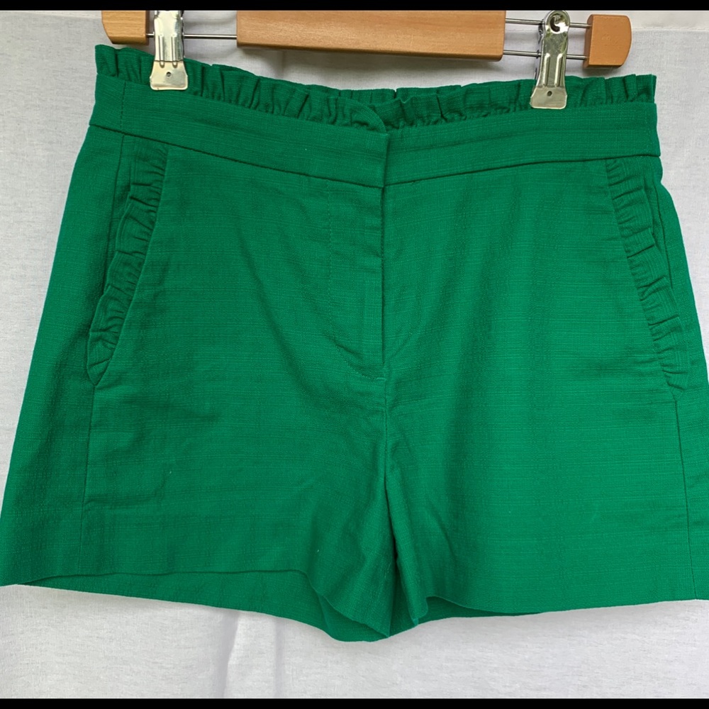 J Crew Ruffle Detail Shorts
